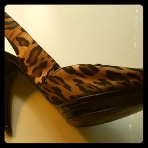 Leopard stilettos